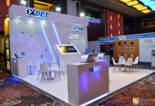 Photo of 1XBET Exhibit Booth at G2E Philippines 2019 in Marriott Hotel