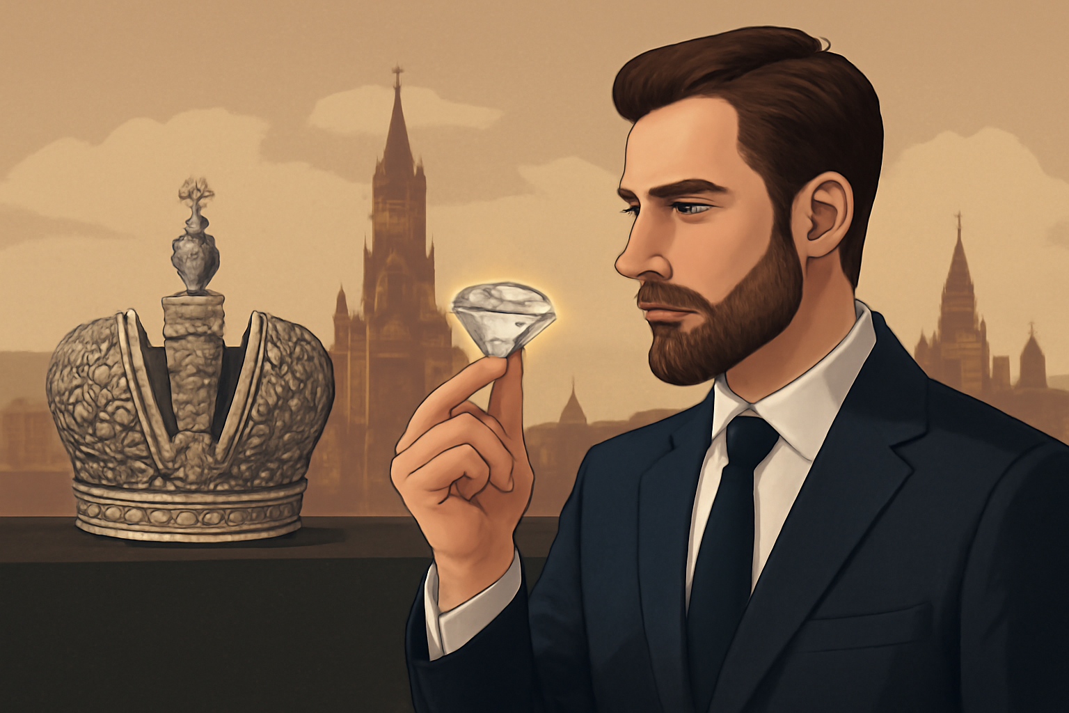 Мужские бриллианты в Москве: от царских традиций до современных трендов