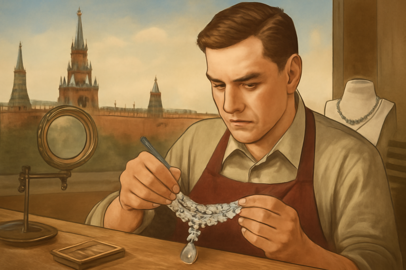 Российские ювелирные мастерские Москвы: традиции веков и создание уникальных бриллиантовых колье